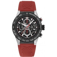 Tag Heuer Carrera Skeleton Black Dial Men's Watch CAR2A1Z-FT6050
